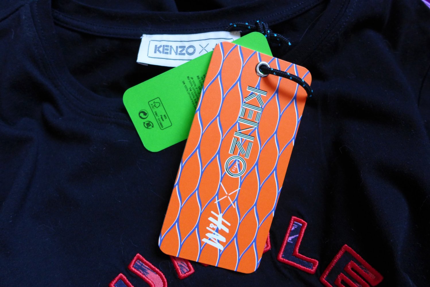 Kenzo x H&M T-Shirt Jungle schwarz Gr. S 36/38 NEU