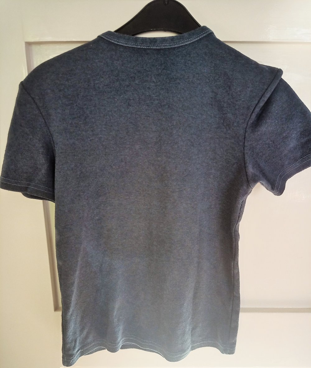 Thermoshirt kurzarm warm blau Gr.XS/S Skiunterwäsche 