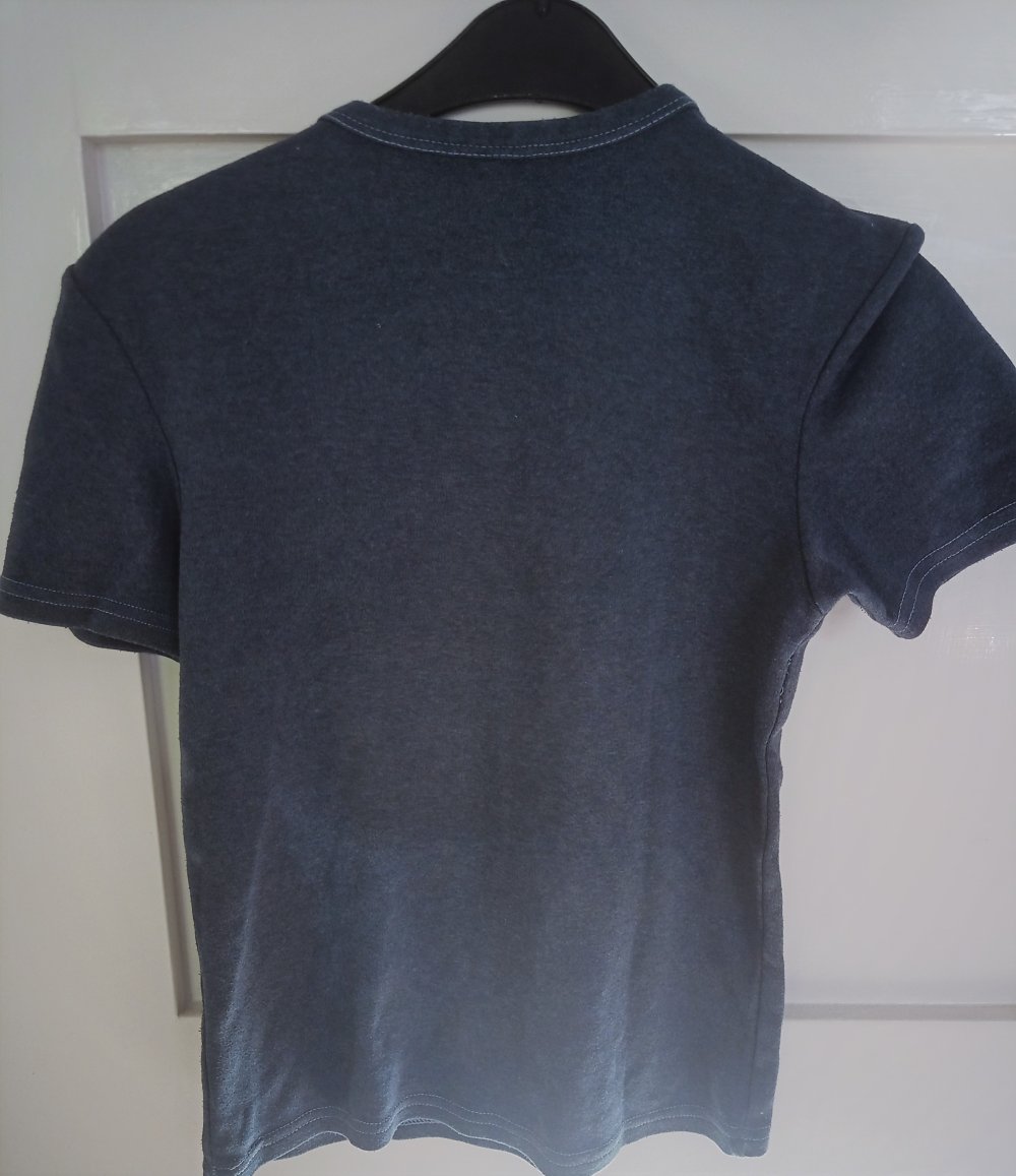 Thermoshirt kurzarm warm blau Gr.XS/S Skiunterwäsche 