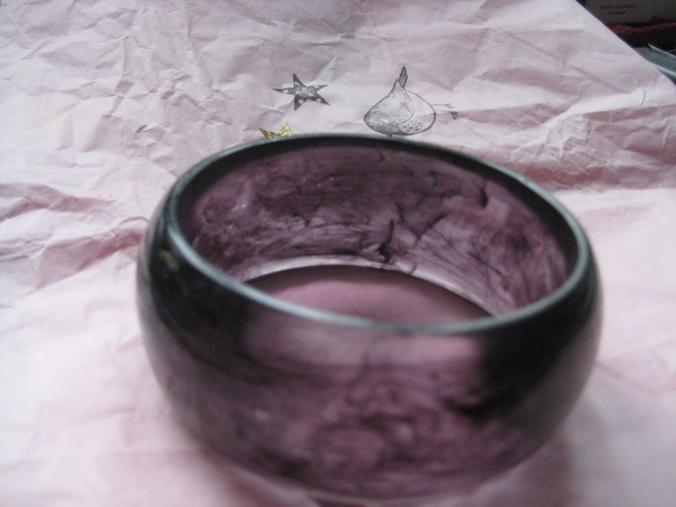 Schwarz-lila Armreif! rauch, nebel, fog, schwarz, lila, gothic, armreif, armband