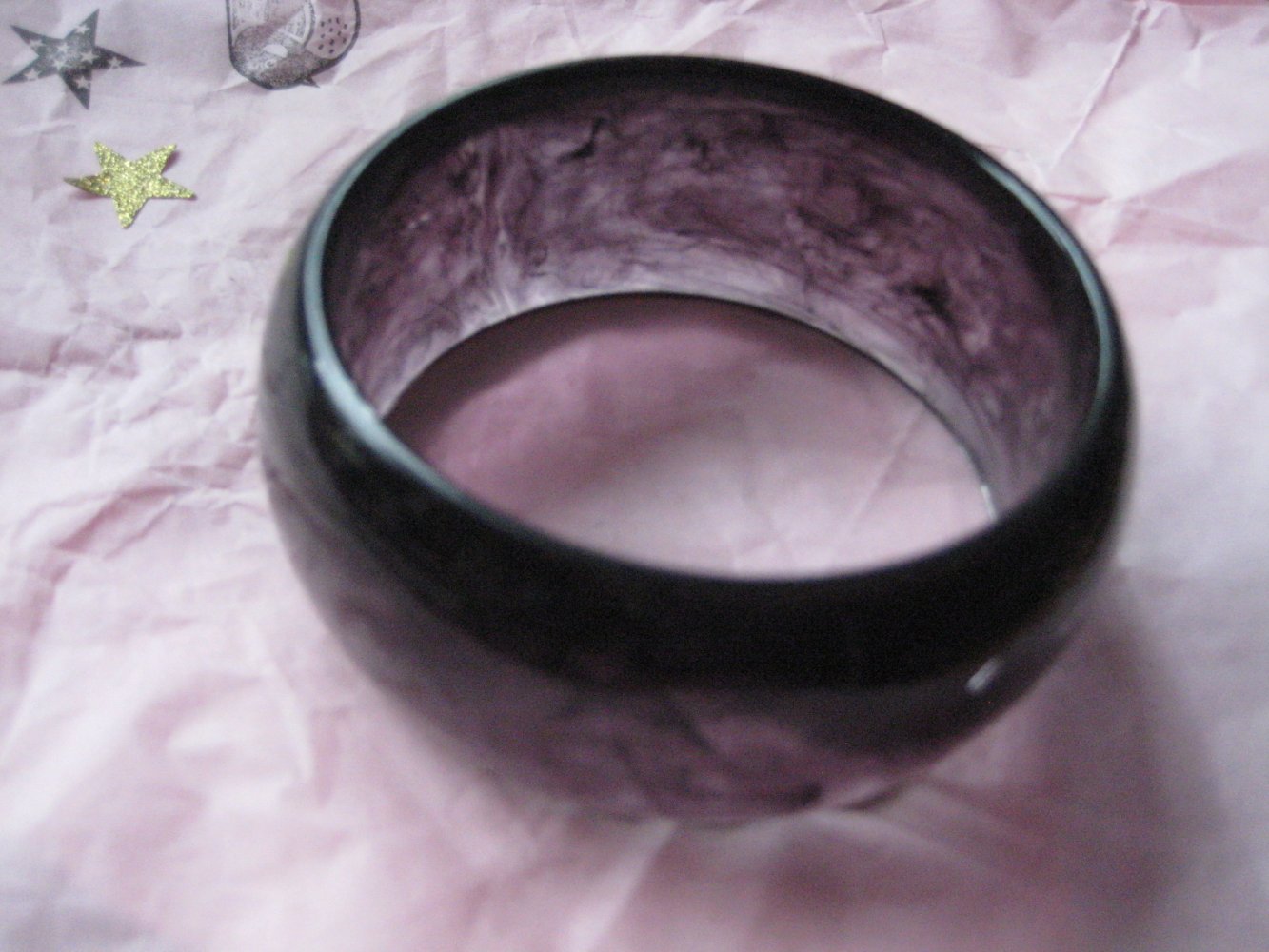 Schwarz-lila Armreif! rauch, nebel, fog, schwarz, lila, gothic, armreif, armband