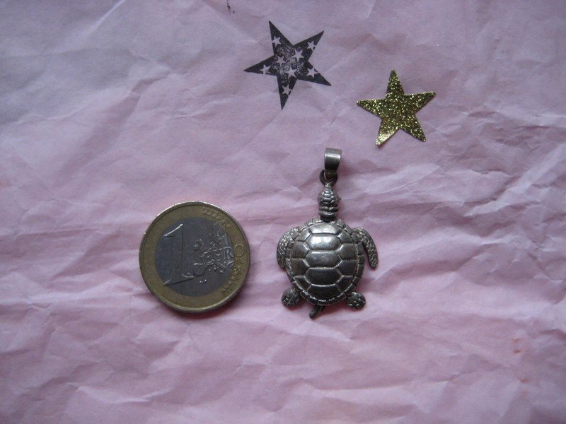 Schildkröte Ketten-Anhänger 925, silber, echtsilber, sterling, schildkröte, kettenanhänger, besonders, tier, geschenk, originalgetreu