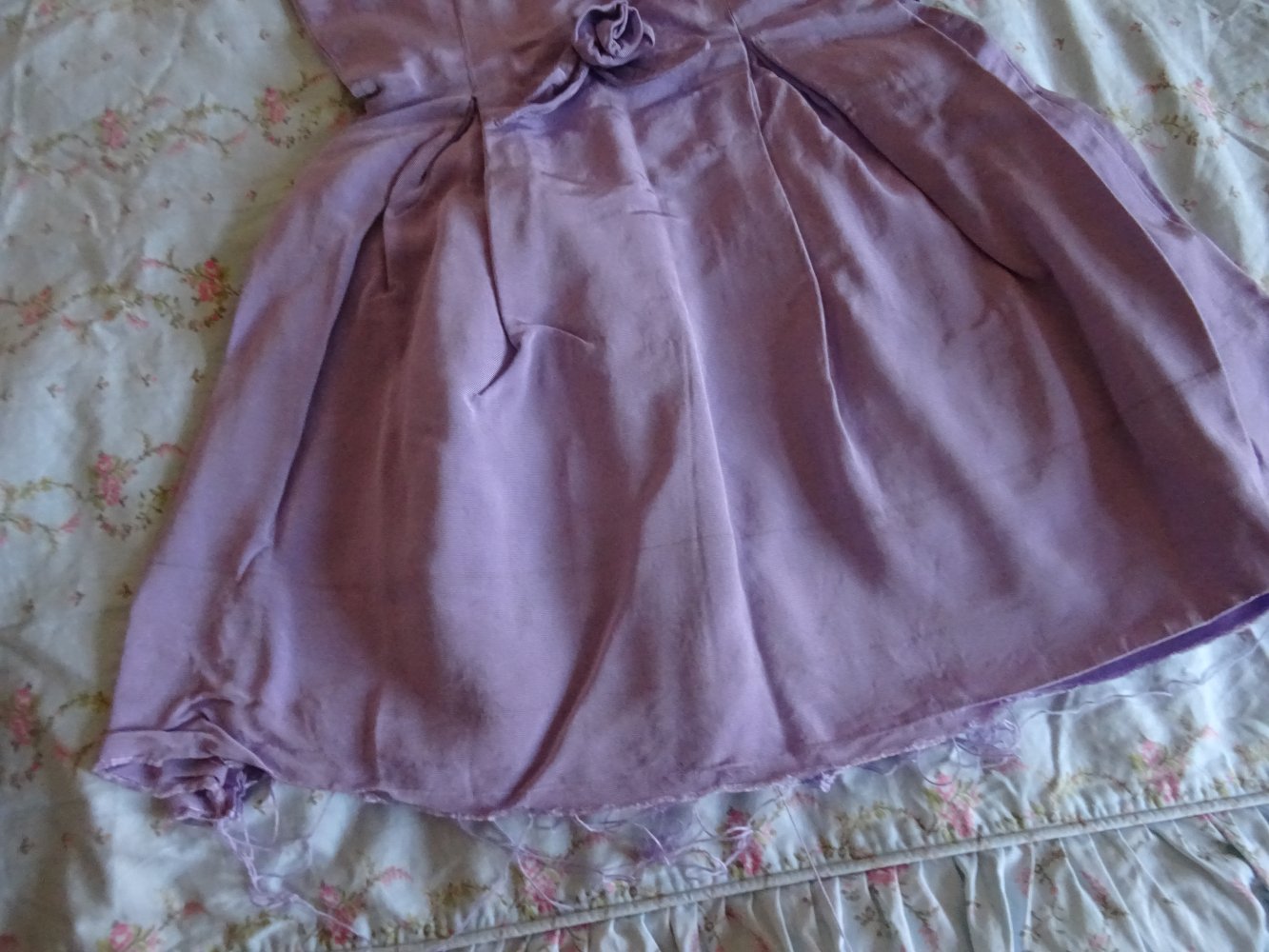 Vintage Kleid 36 34 Cocktail S XS Flieder Rockabella Sommerkleid BERLIN