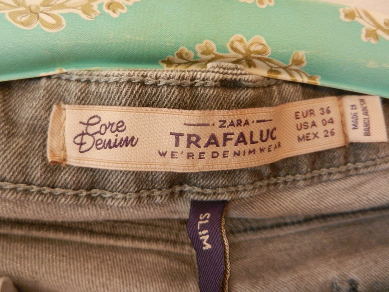 Vintage Jeans 36 stretch grau Zara BERLIN