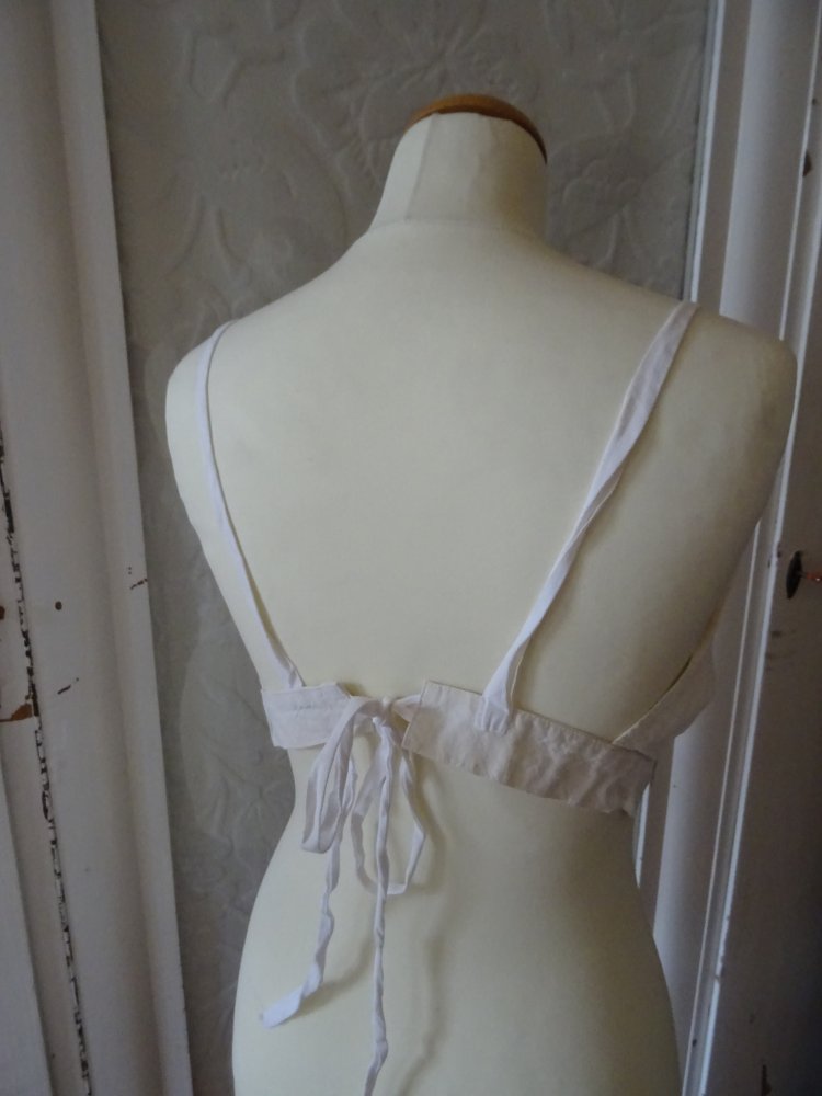 Vintage Top BH Stoff Bändel 1900 50er 60er Hippie Flowerpower Dessous BERLIN