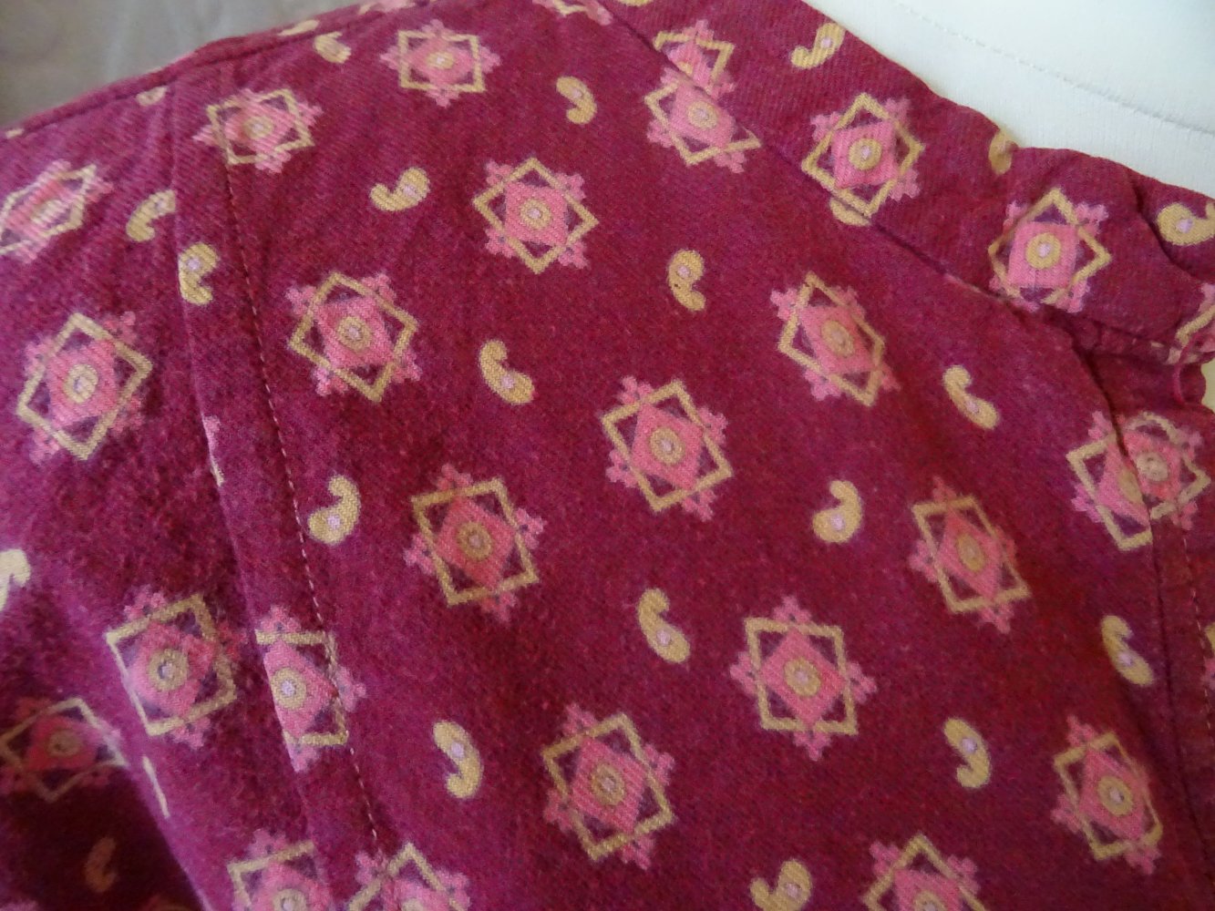 Vintage Tunika 36 38 orig 70er Hippie Bluse Flowerpower Hemd Oberteil BERLIN