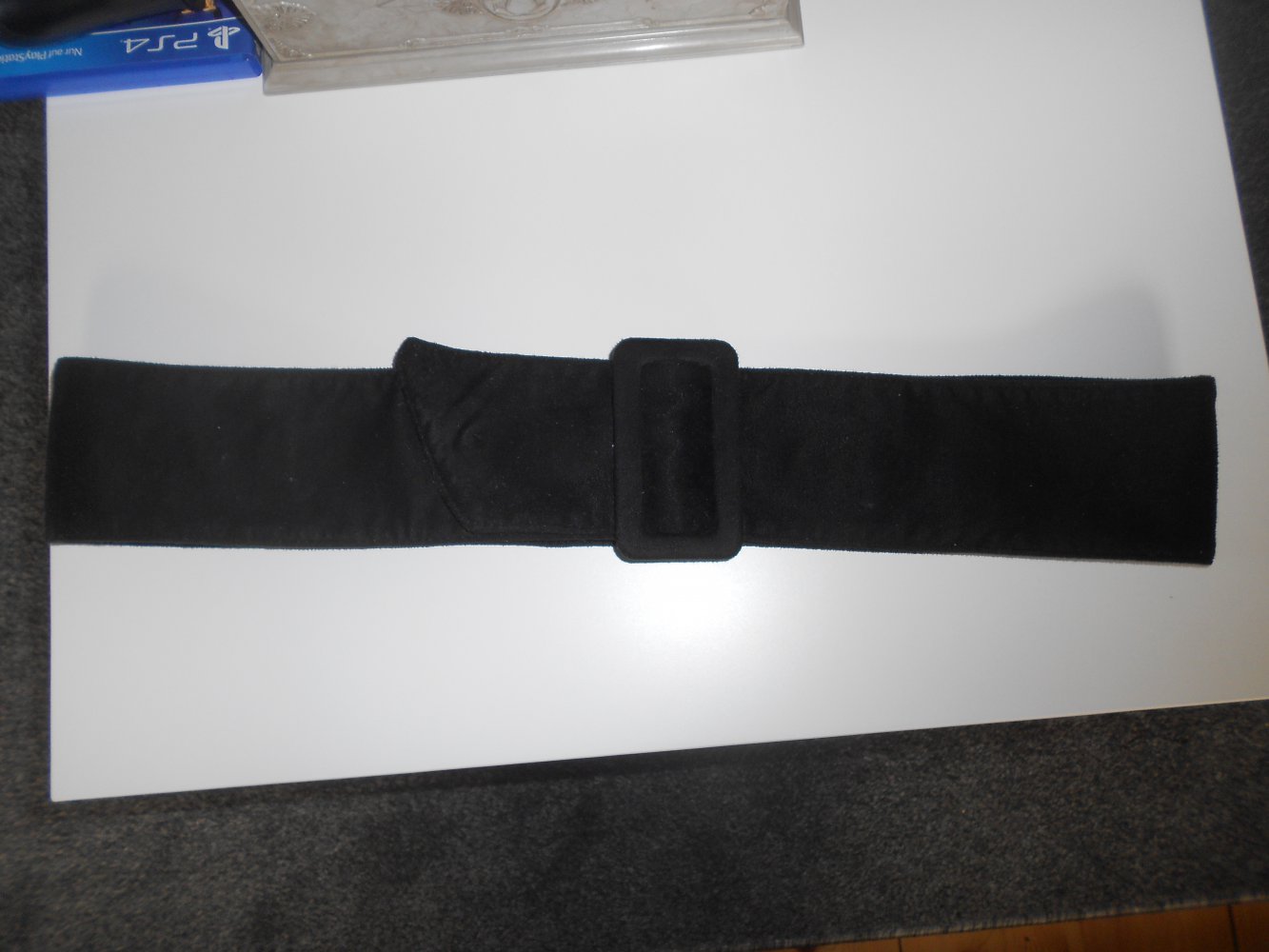 Mango - schwarzer Stoffgürtel Gr. L (95)