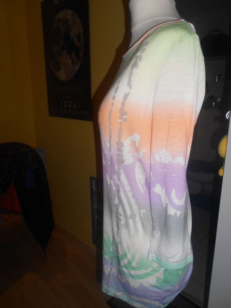 Lola little world - pastellfarbenes 3/4- Arm Shirt Gr. 36