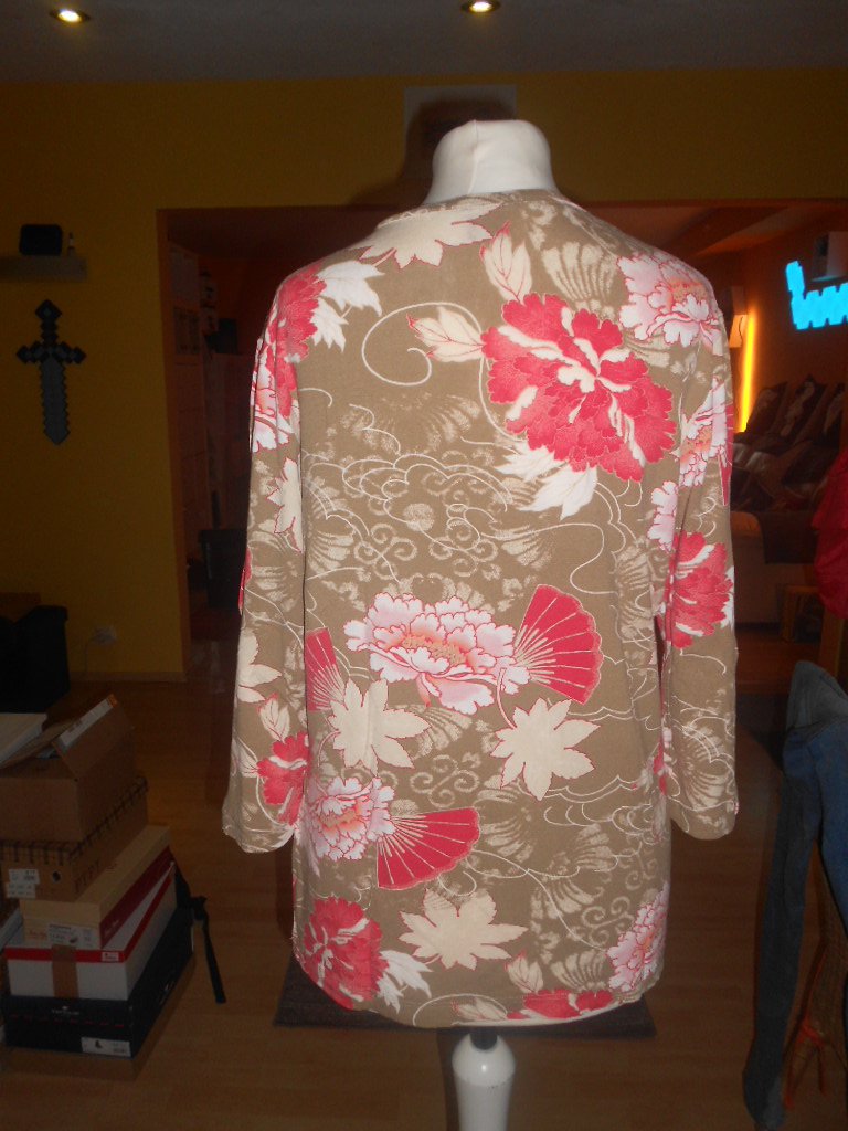 Olsen - geblümtes T-Shirt Gr. 38