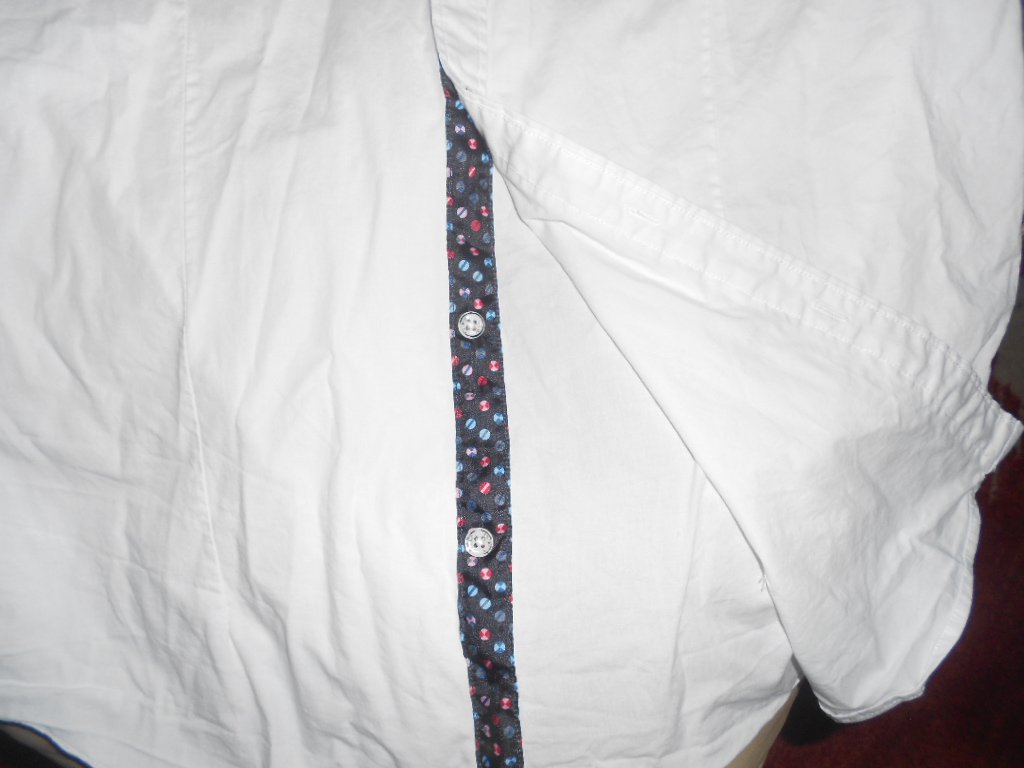 Brand - weißes Kurzarmhemd Gr. M