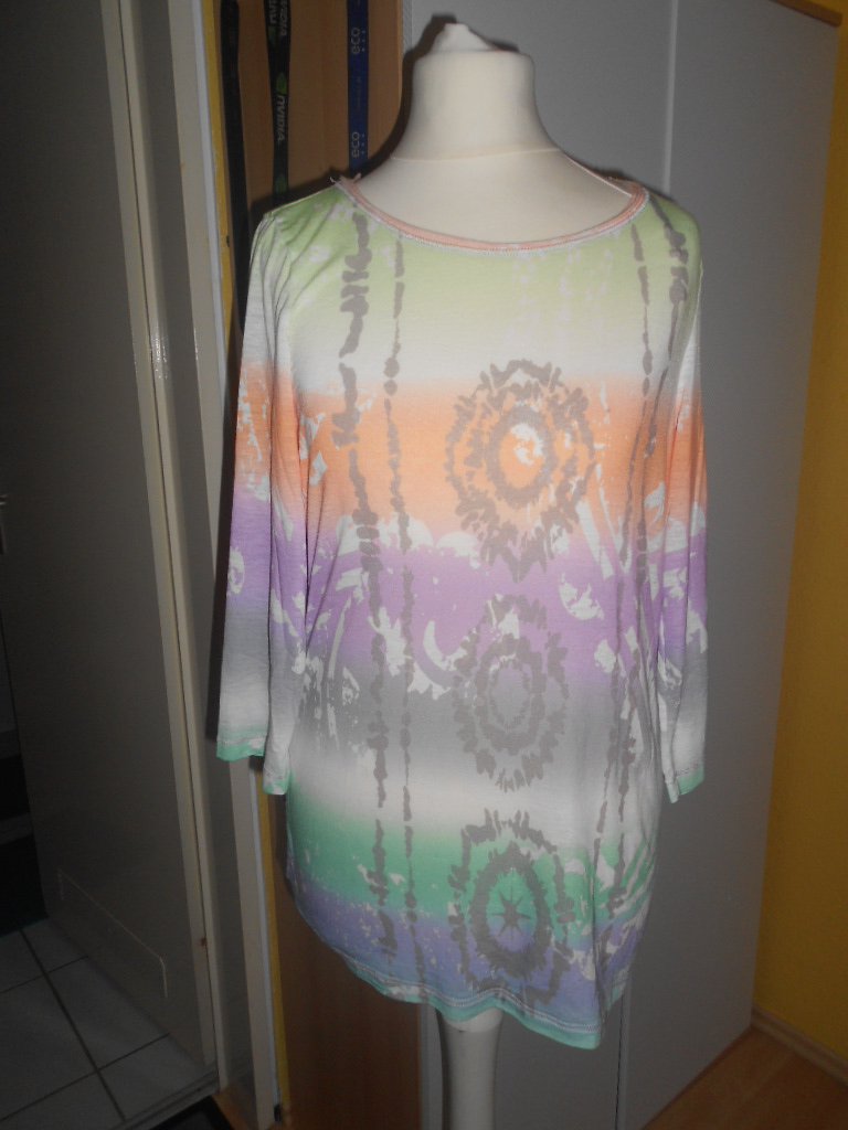 Lola little world - pastellfarbenes 3/4- Arm Shirt Gr. 36