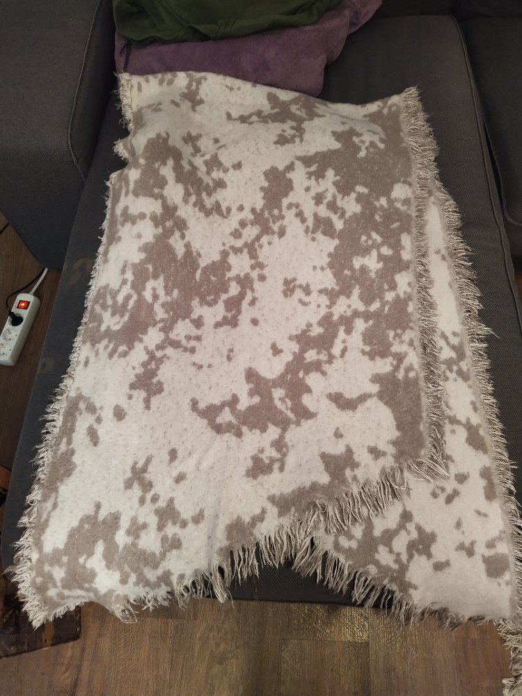 Schal XXL sehr weich helle Farben 255 x 80 cm