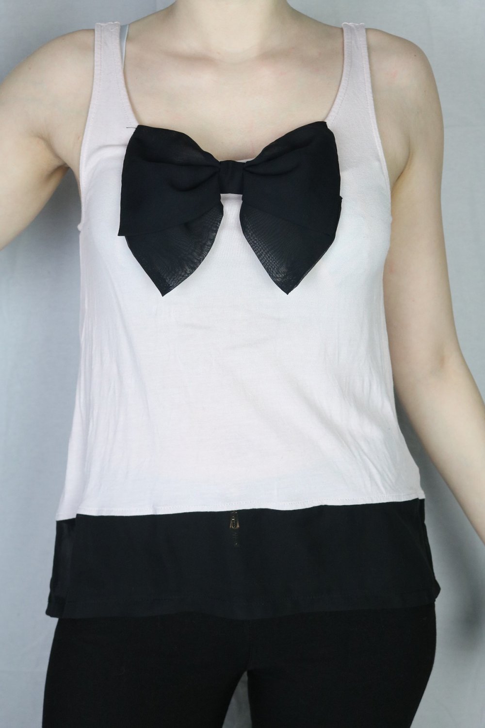 top schleife oberteil shirt