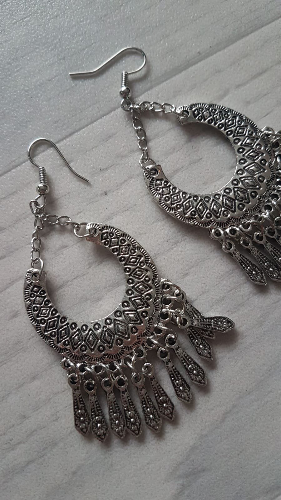 ohrringe kreolen silber ohrstecker schmuck retro