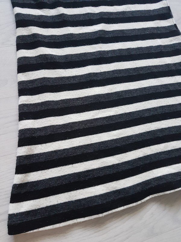 oberteil top kleid gestreift rollkragen kragen pullover