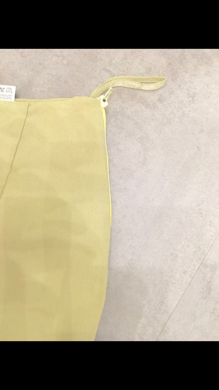 Knie lange beige Rock von S. Oliver GR. 34 XS Business Rock