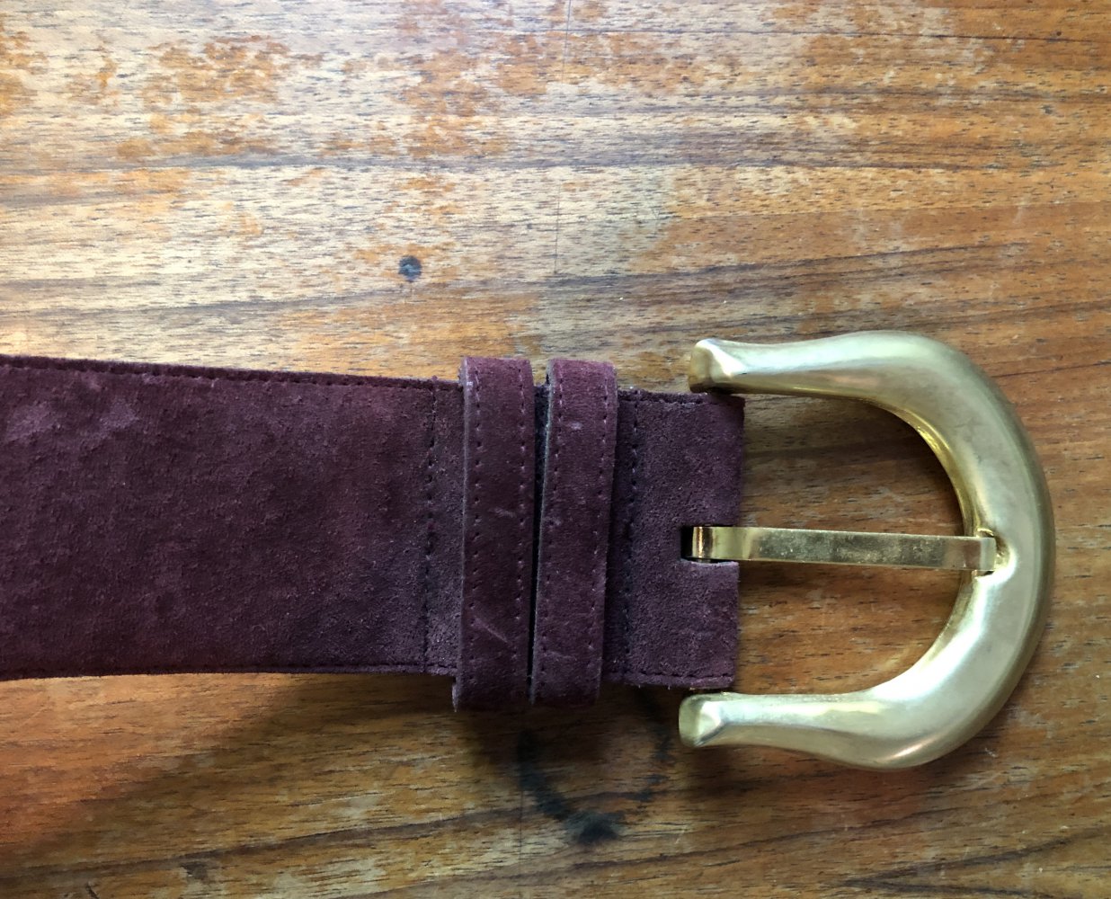 Vintage Gürtel mit großer Schnalle