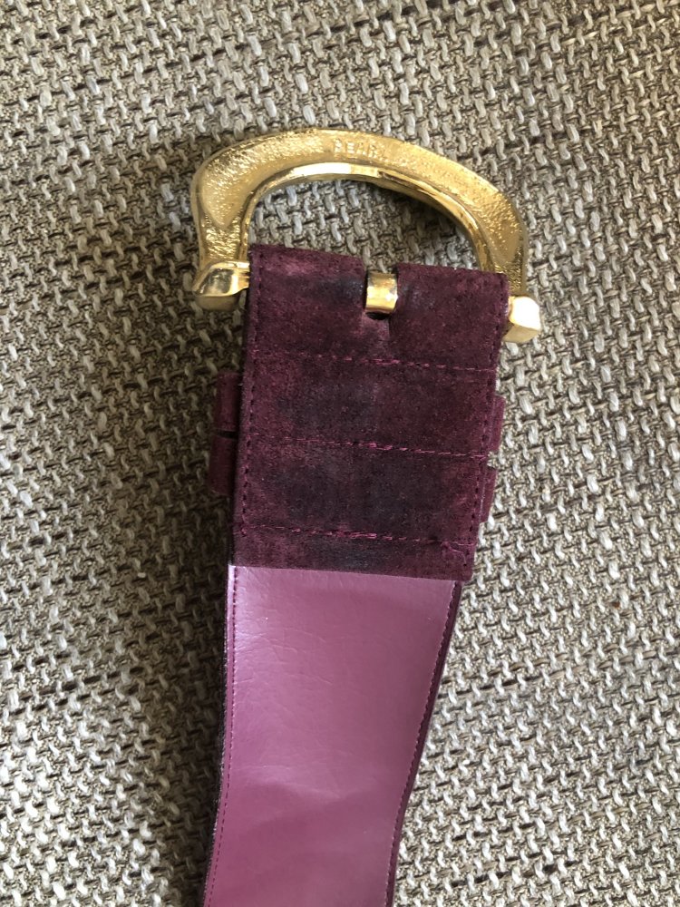 Vintage Gürtel mit großer Schnalle