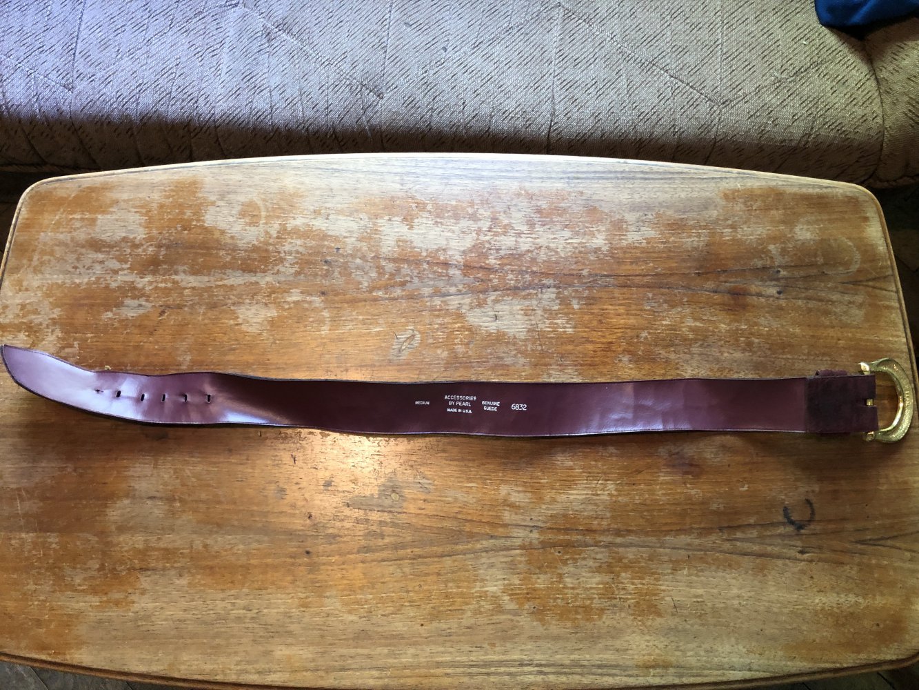 Vintage Gürtel mit großer Schnalle