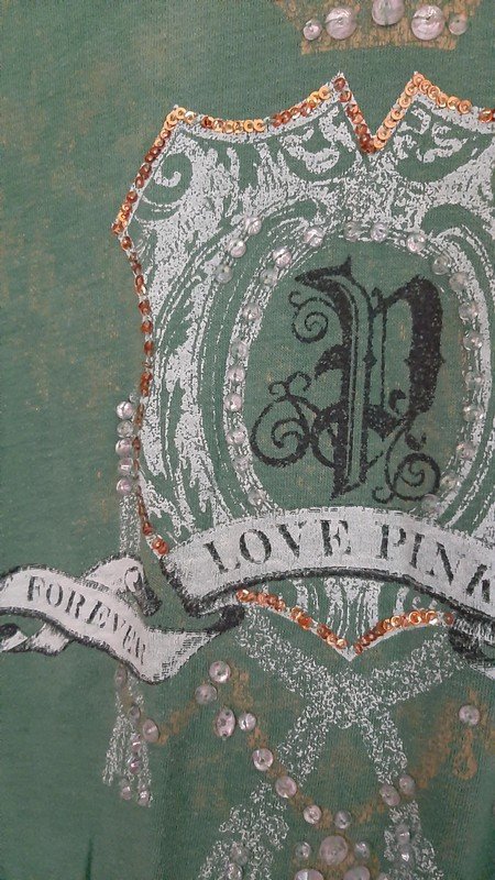 Grünes PINK T-Shirt