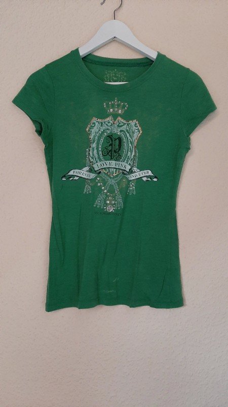 Grünes PINK T-Shirt
