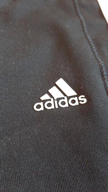 Adidas Sporthose (schwarz/ weiß)