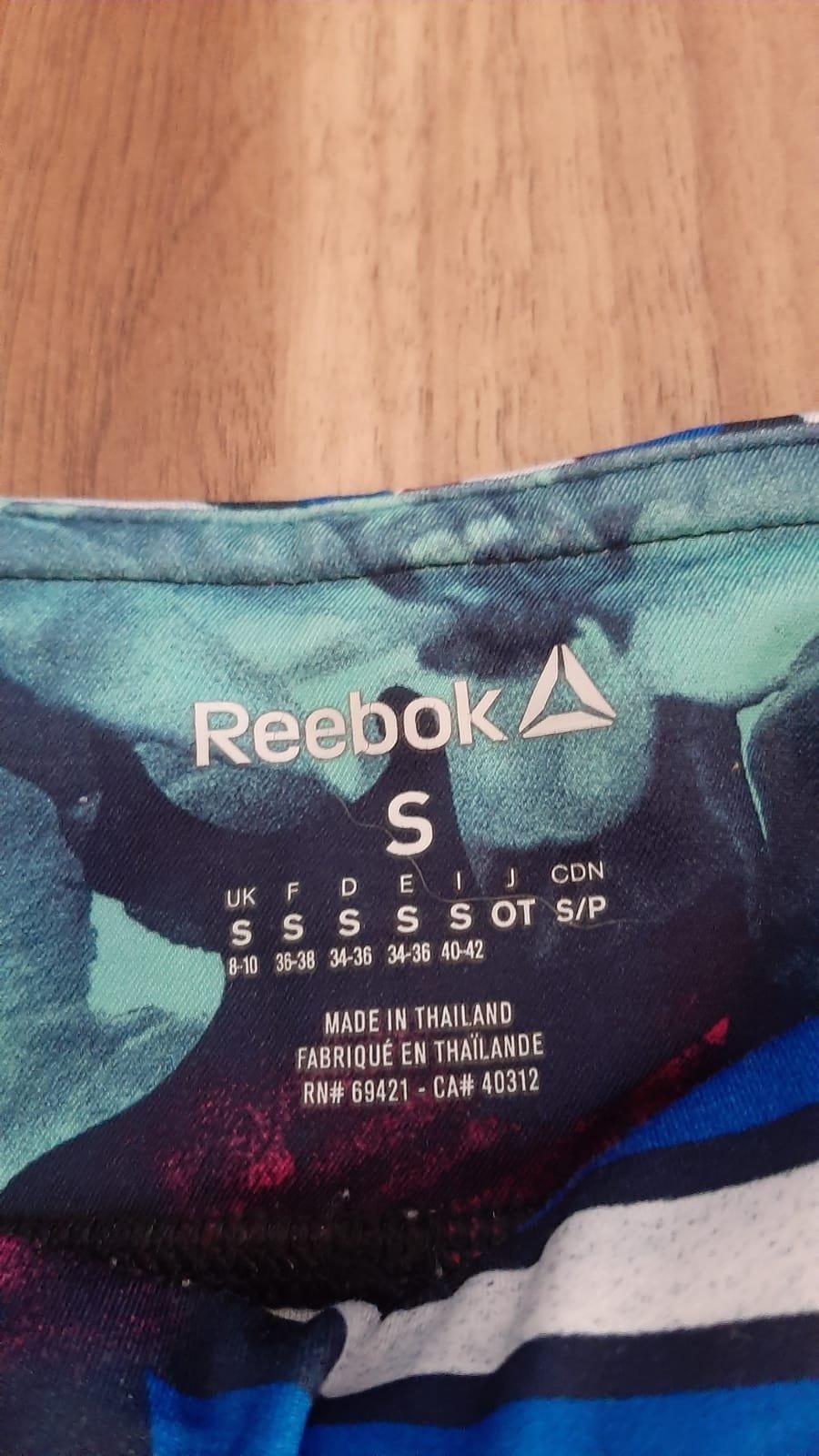 Bunte Reebok Yogahose