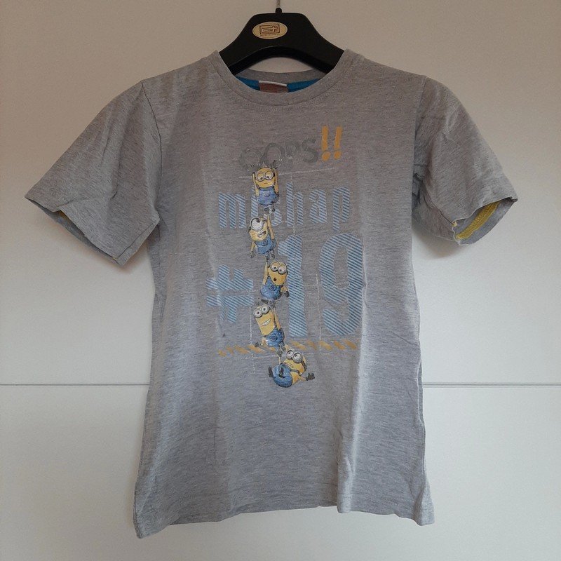 Hellgraues Minions Shirt