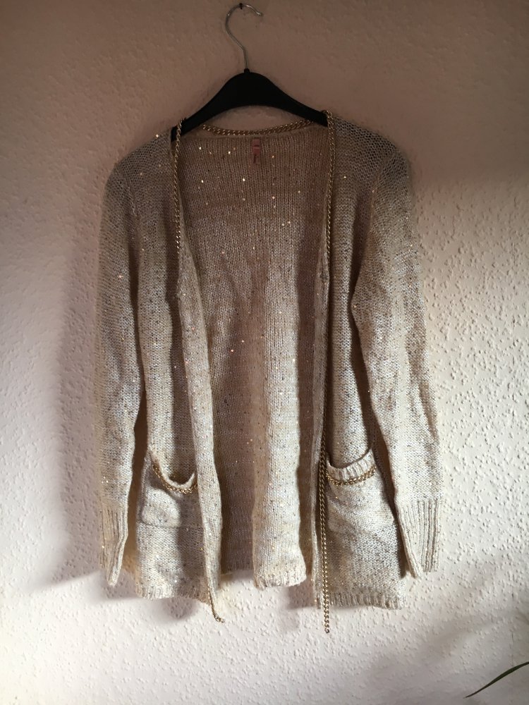 Goldener Cardigan