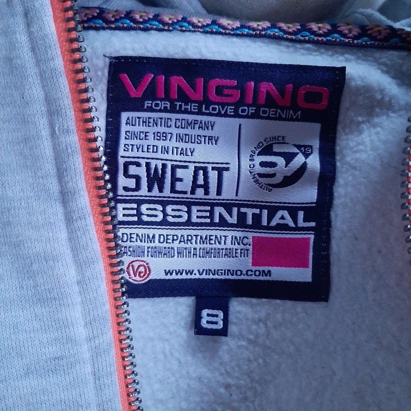 Hellgraue Vingino Sweatjacke