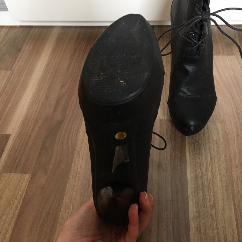 Plateau Stiefeletten zum schnüren