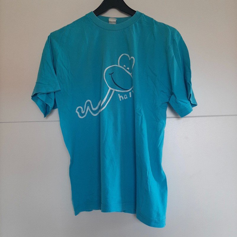 Türkises T-Shirt (Wurm)