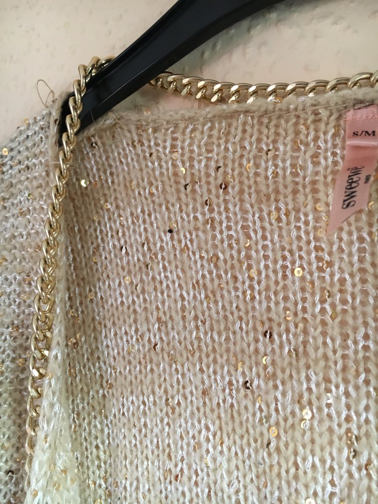 Goldener Cardigan