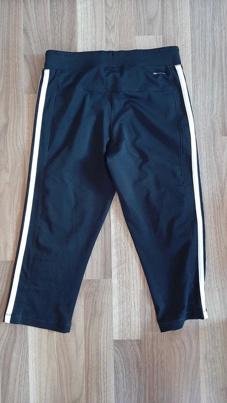 Adidas Sporthose (schwarz/ weiß)