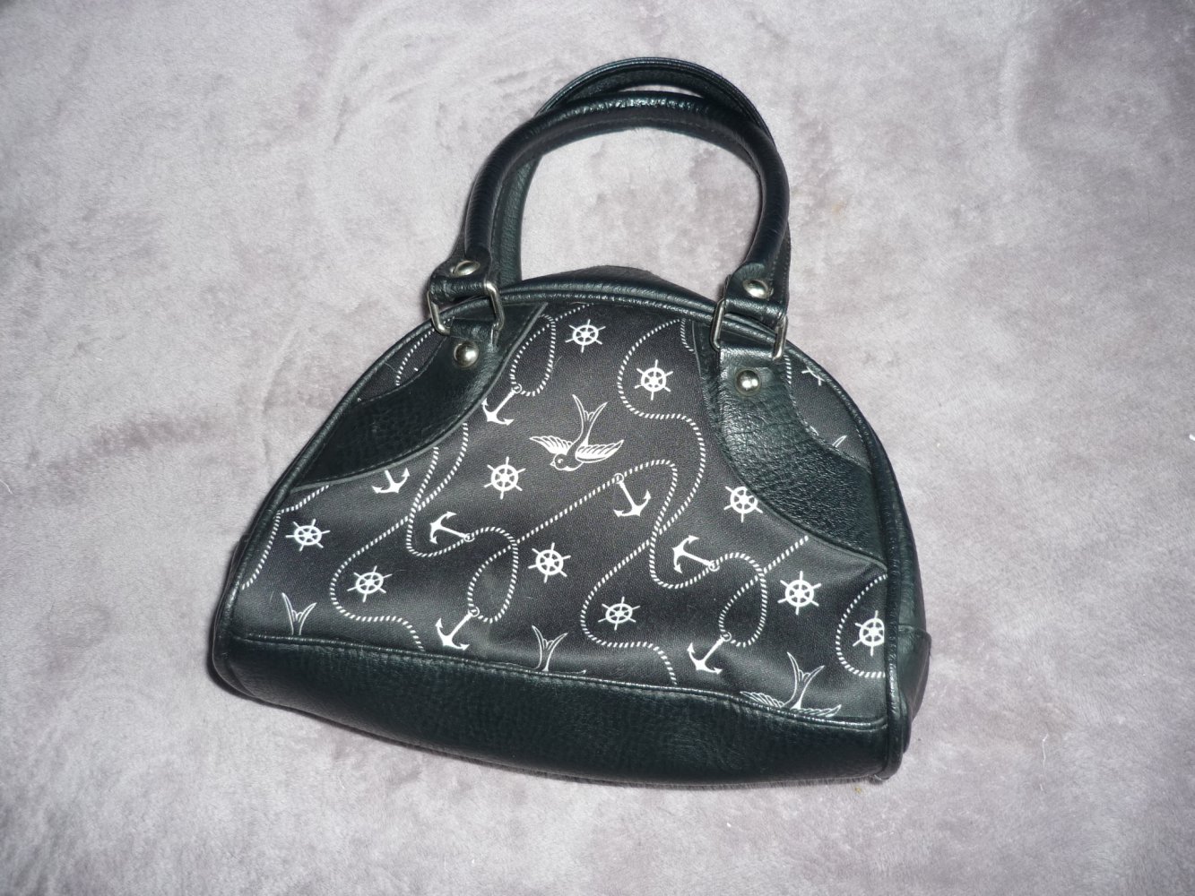 kleines Bowlingbag von Liquorbrand Oldschooltattoo Rockabilly Gothic