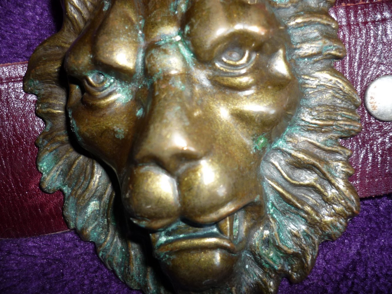 Bronze Viintage Gürtel Löwe Hippie Steampunk