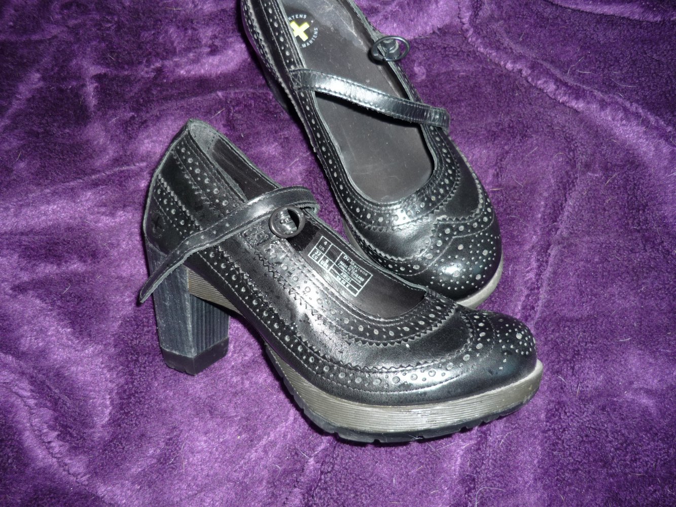 Dr. Martens Pumps Diva Collection Mary Jane Style UK 4 Gothic Rockabilly