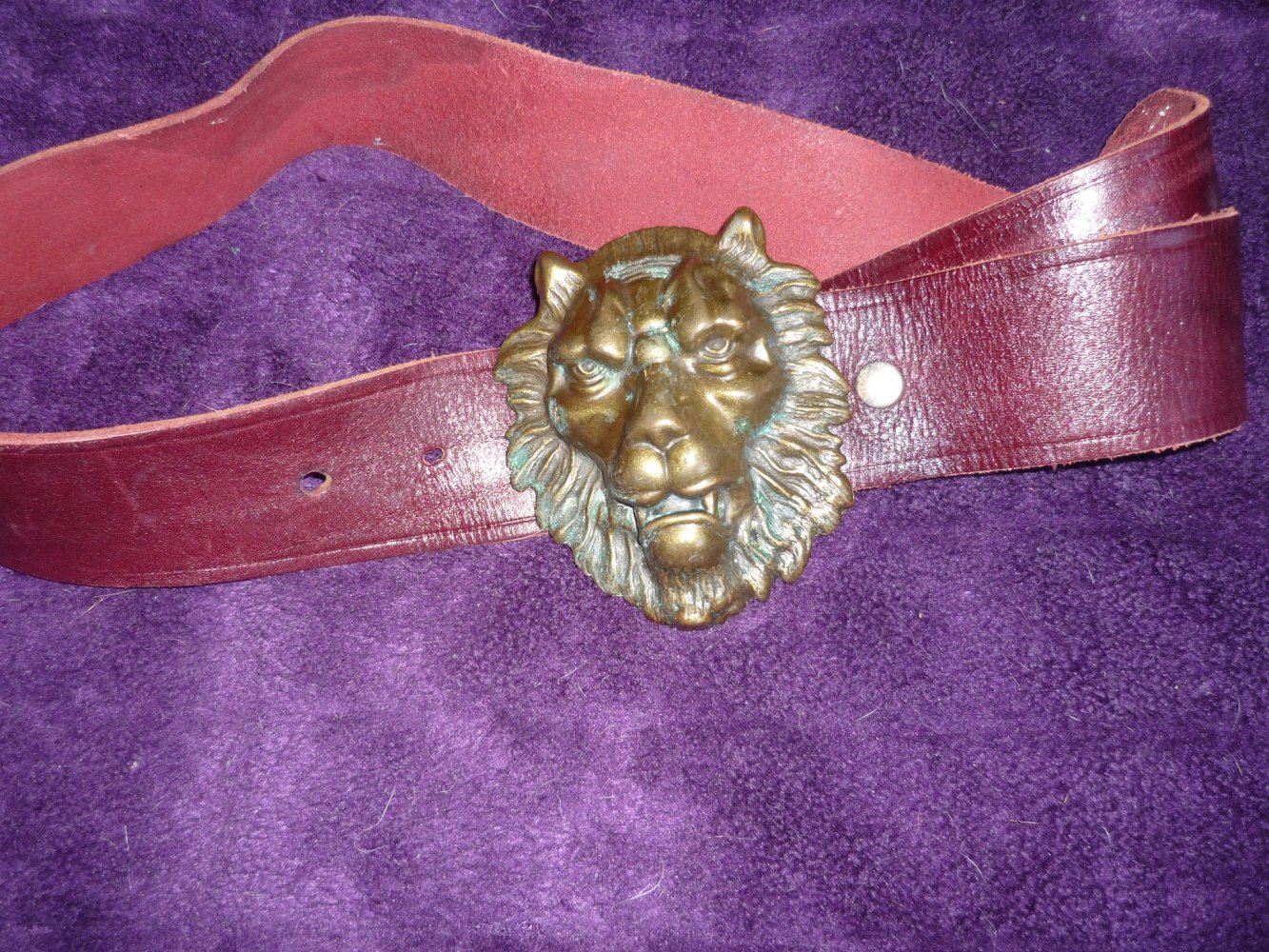 Bronze Viintage Gürtel Löwe Hippie Steampunk