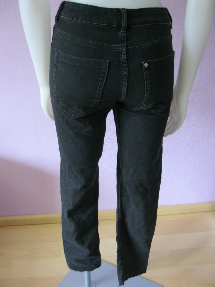Skinny Jeans # High Waist # Denim # H&M # Schwarz # 27/34