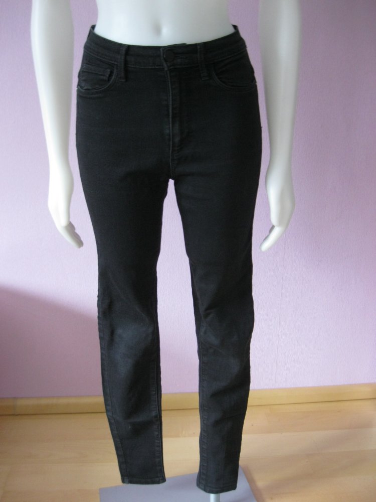 Dust Skinny Jeans Baumwolle Schwarz 32/XXS