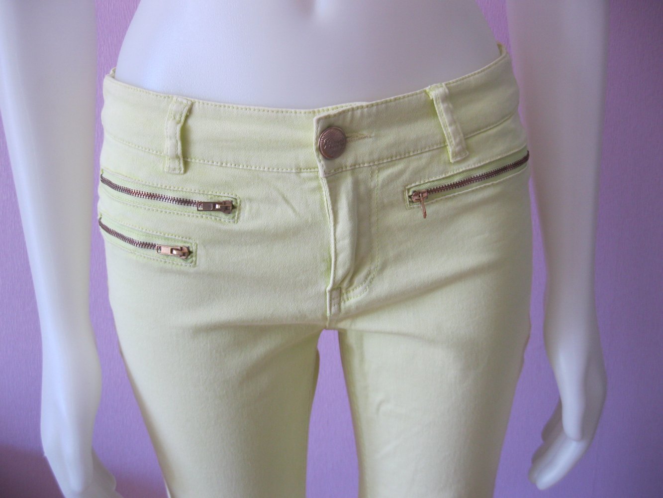 Röhrenjeans # Amisu # Wachsgelb # Wax Yellow # 36