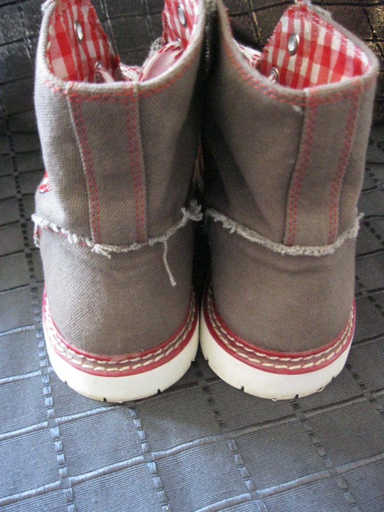 Spieth & Wensky Damen Boots/Sneaker Jacky braun/rot Schnürung 41