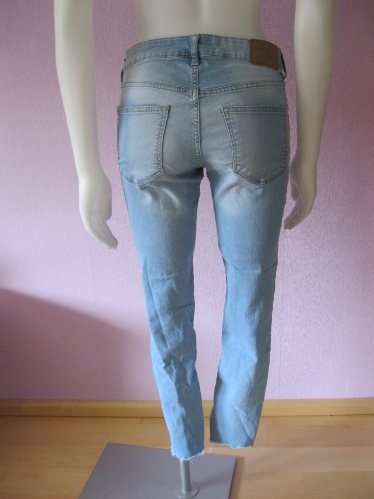 Divided H&M Skinny Jeans Baumwolle 38/M Hellblau