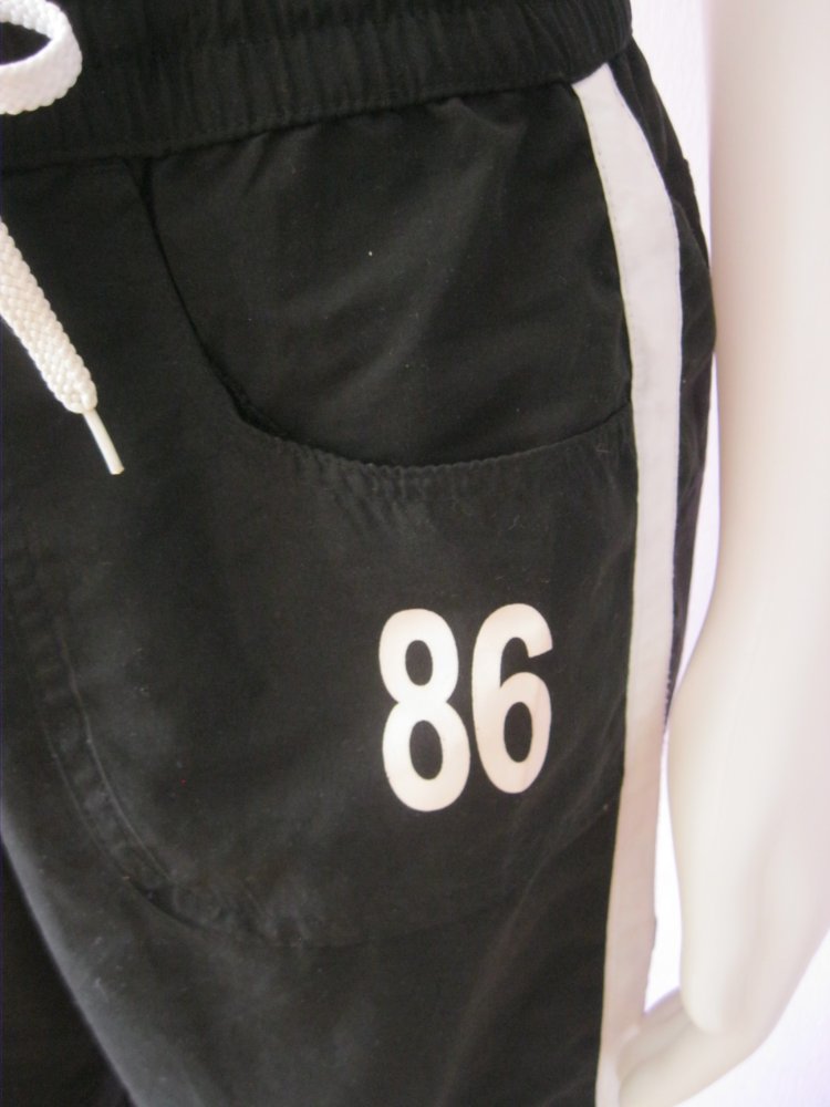 Janina Jogginghose Schwarz/Weiß 40