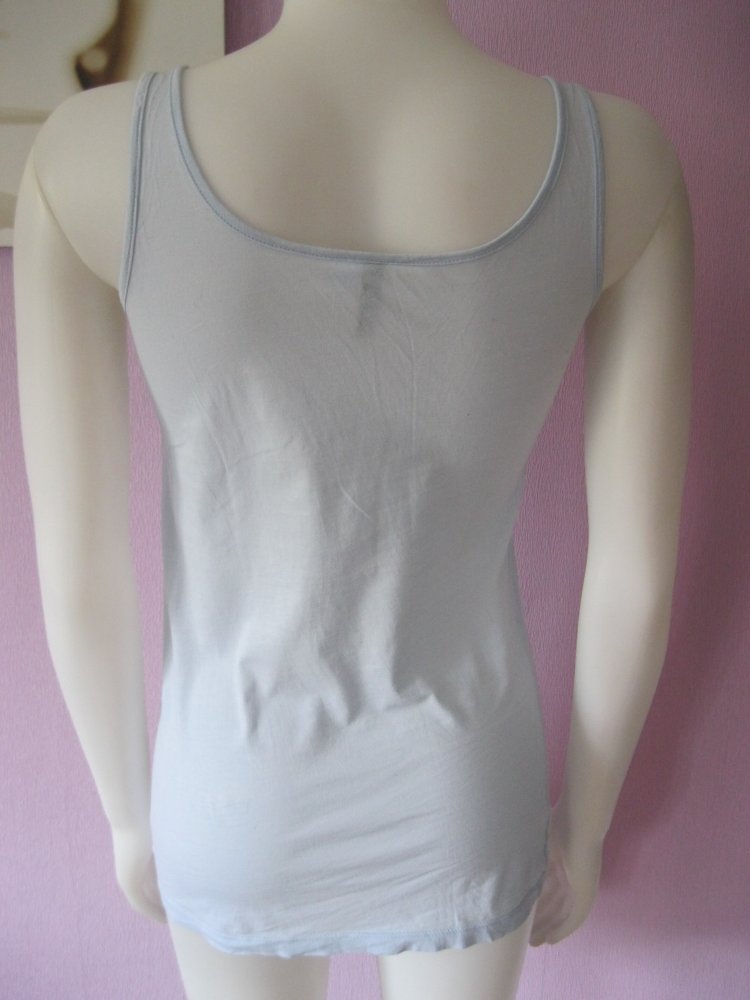 Tank-Top # Divided # H&M # 100% Baumwolle # Hellblau # 36