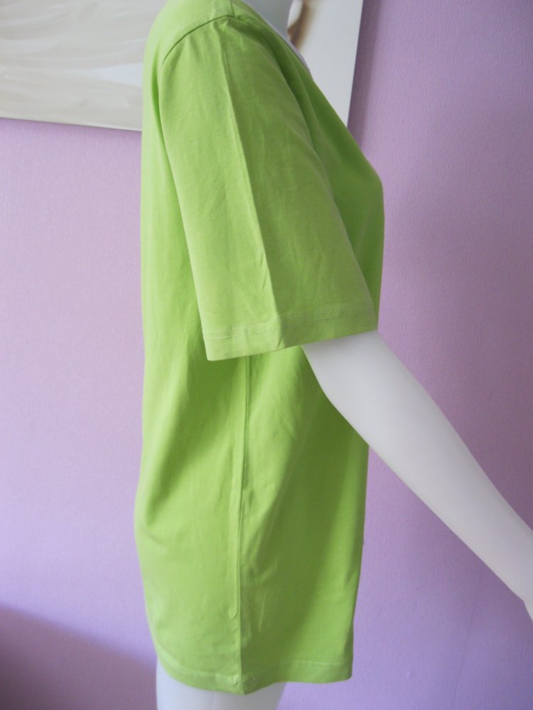 Velsace Sport T-Shirt Neongrün Stickerei 48 / 4XL