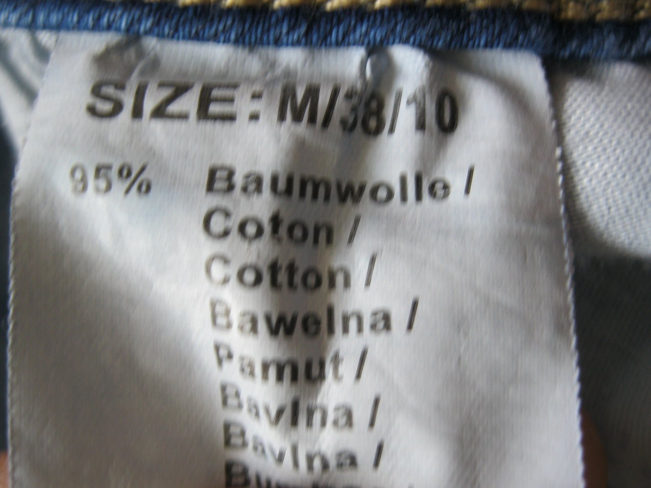 Skinny Jeans # Ripped # By Sasha # blau # Size M/38