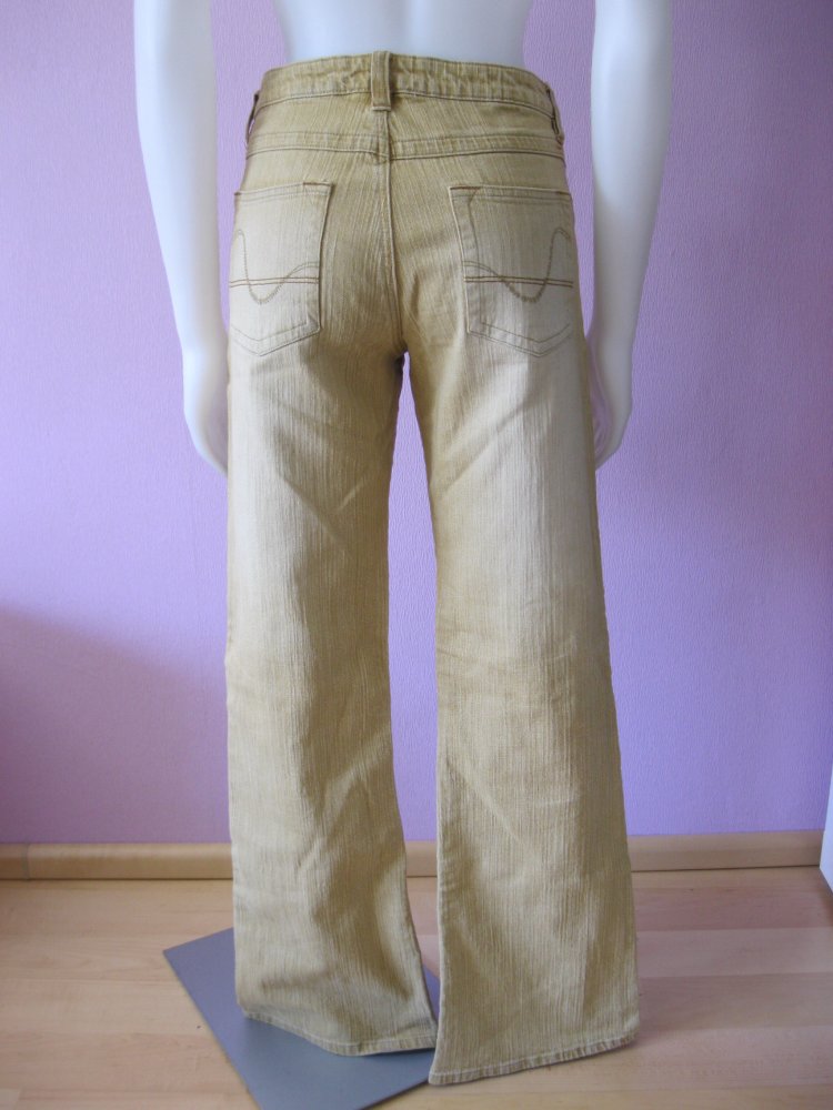Schlaghose # Saix # Jeans # Vintage # Ocker # Denim # 36