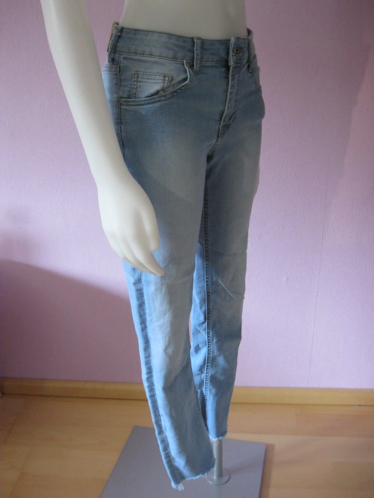 Divided H&M Skinny Jeans Baumwolle 38/M Hellblau