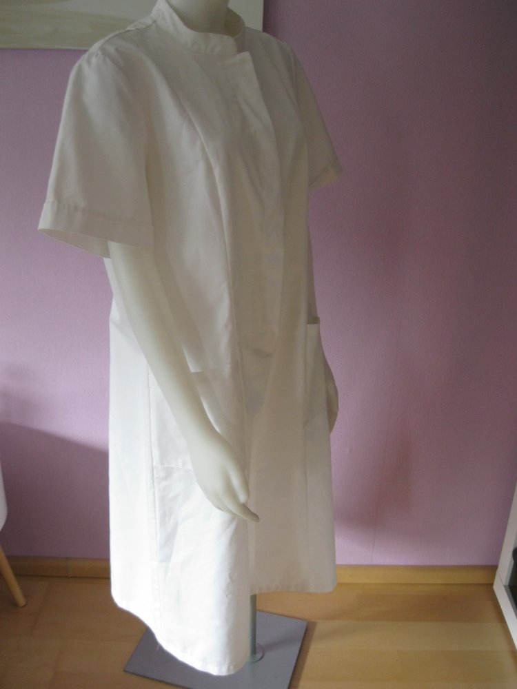 Kittel # Kasack # Damen # Clinic Job+Dress # Kurzarm # Weiß # 46